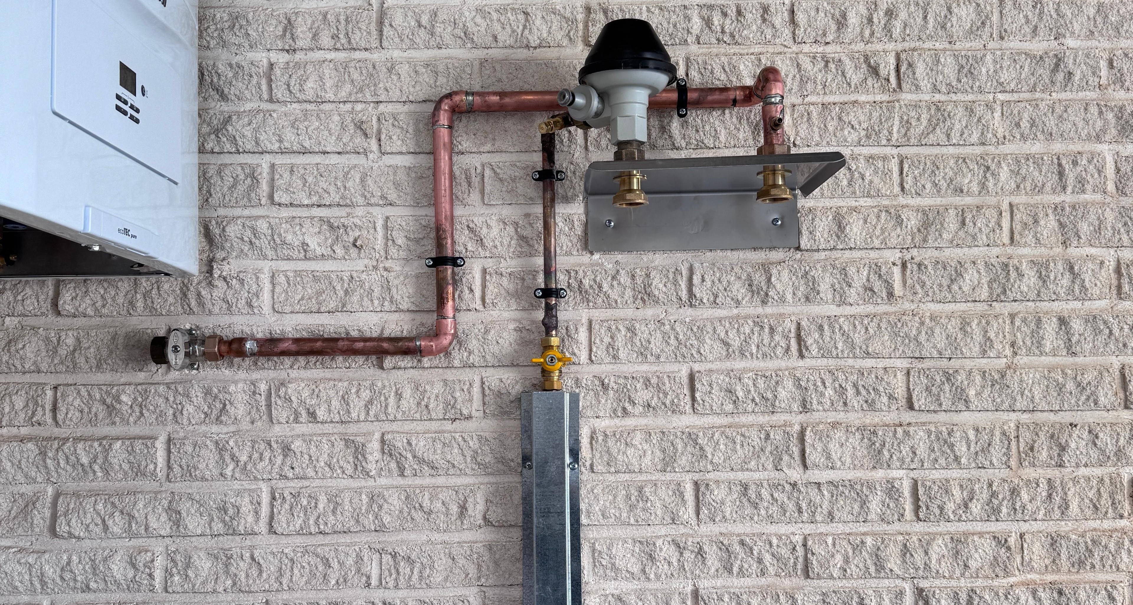 Instalación de líneas de gas